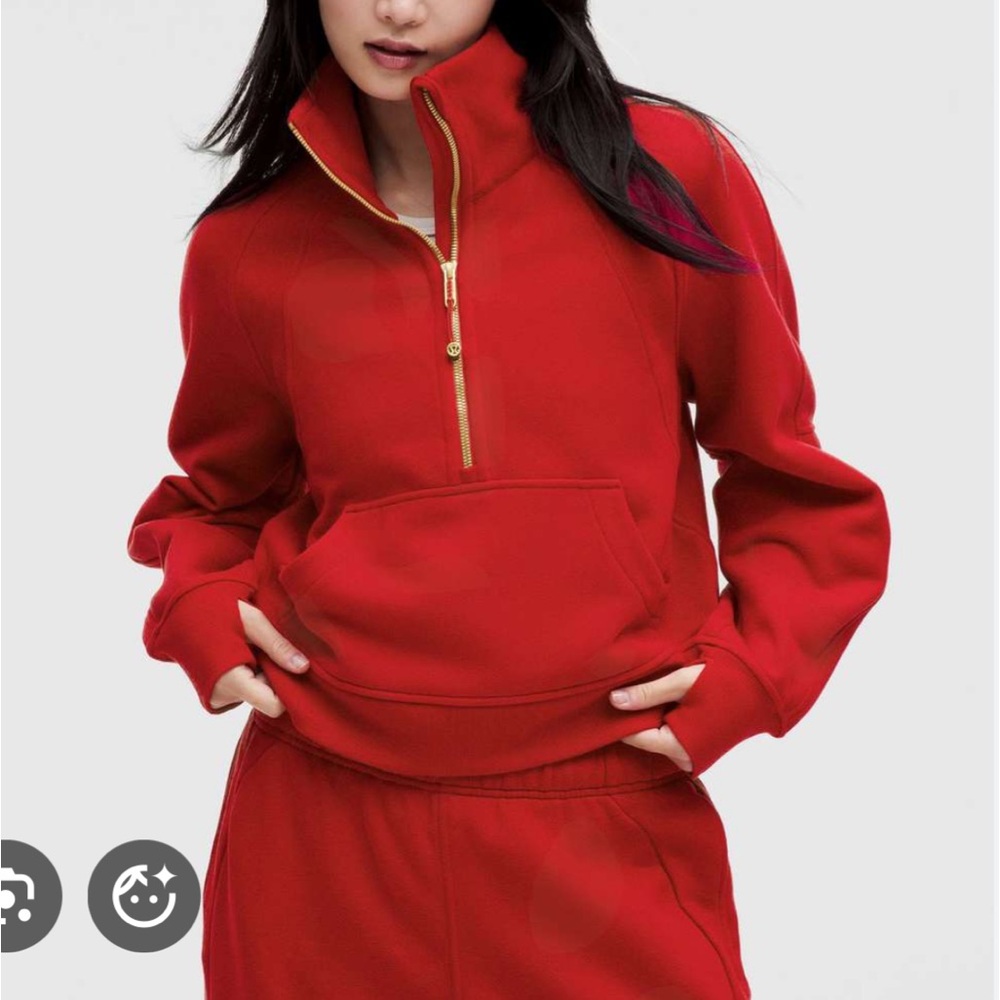EUC Lululemon 2025 Lunar New Year Scuba Quarter zip